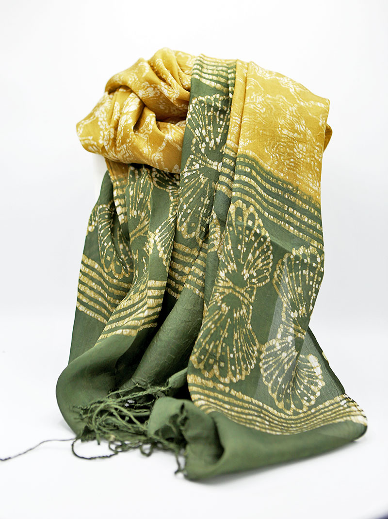 Green Mango Half Silk Scarf - Test