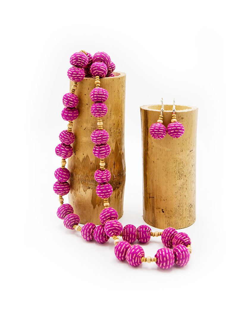 Beads Jewelry - Test - Pink - Nokshi