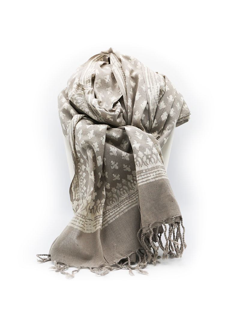 Scarf - Grey - Test - Cotton